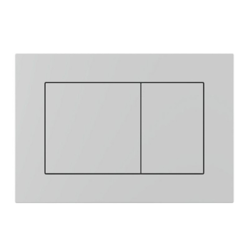 Клавиша АНИ пласт для системы скрытой установки унитаза прям. квадрат белая матовая WP1700