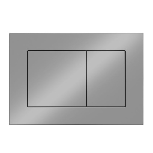 Клавиша АНИ пласт для системы скрытой установки унитаза прям. квадрат хром матовый WP1711