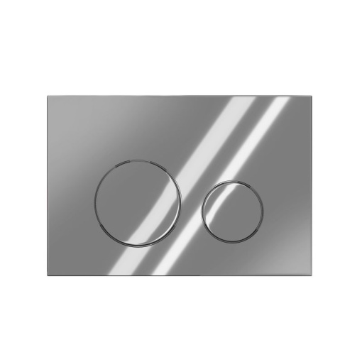 Клавиша смыва АНИ Пласт WPG1311G для инсталляции глянцевый хром круглая (старый артикул WP1310)