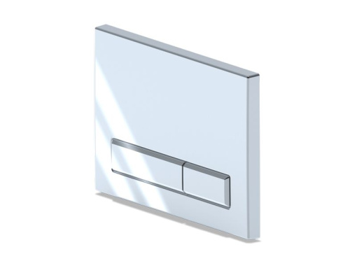 Клавиша смыва АНИ Пласт WPG1411G для инсталляции глянцевый хром прямоугольная (старый артикул  WP1410)