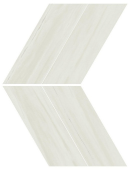 Мозаика Marvel Bianco Dolomite Chevron Lappato (AS1Q) 