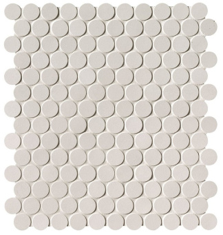 Мозаика Milano&Floor Bianco Round Mosaico Matt (fNSV)