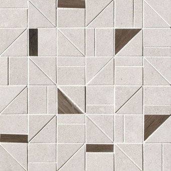 Мозаика Nux White Gres Outline Mosaico (fOSM)