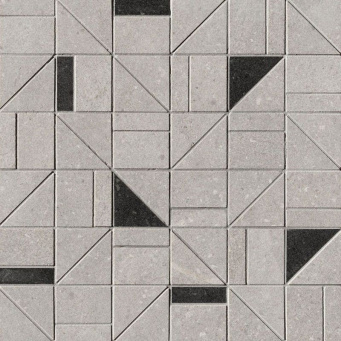 Мозаика Nux Grey Gres Outline Mosaico (fOSN)