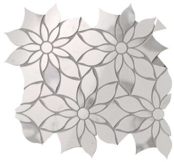 Мозаика Roma Gold Carrara Superiore Daisy Mosaico (fQKX) 29х31,9