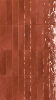 Керамогранит Glim 6X24 Rosso Cuore Brillante (fRMW)