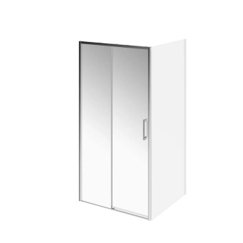 LN.100.SD.CR Душевая дверь LINDO, раздвижная с функцией soft close, 100х195, хром