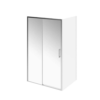 LN.120.SD.CR Душевая дверь LINDO, раздвижная с функцией soft close, 120х195, хром