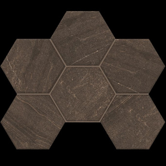 Мозаика GB04 Gabbro натуральная 25x28.5 коричневый
