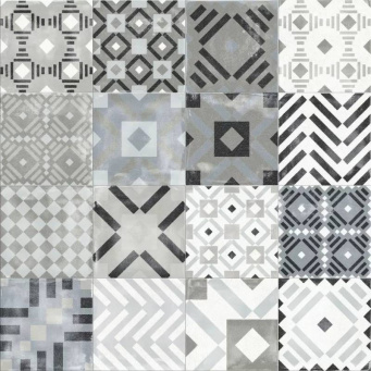 Керамогранит ABK Play Labyrinth Mix Grey 20x20